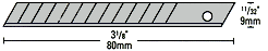 100 x 9MM SNAP OFF BLADES - Image 3
